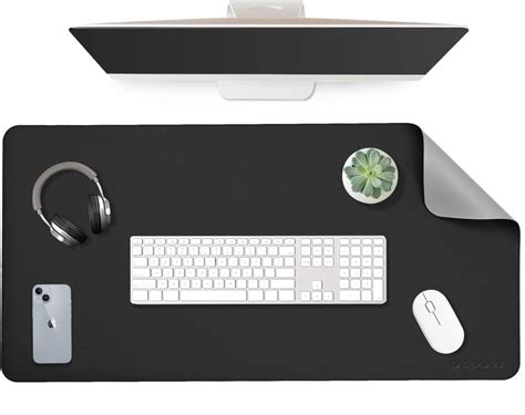 Aropana Vegan Leather Desk Mat, Mouse Pad Large, Computer Table Mat ...
