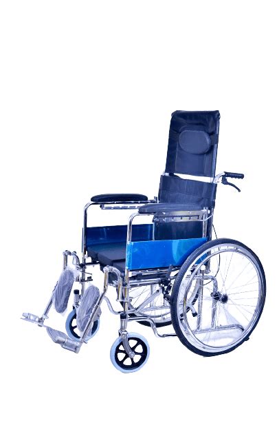 Reclining Commode Wheelchair