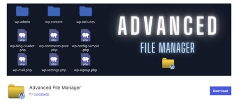 Image result for WordPress File Manager