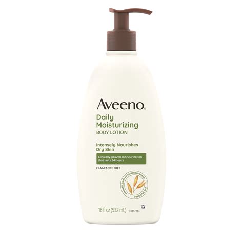 Aveeno Daily Moisturizing Body Lotion and Facial Moisturizer for Face ...