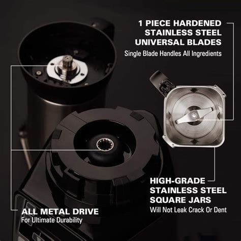 Professional Juicer Mixer Grinder 58770-IN, 1400 Watt Rated Motor ...