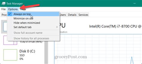 Set Task Manager Hig Permanently 的图像结果