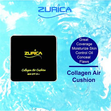 ZURICA Collagen Air Cushion For All Skin Types Make Up Cream /Kusyen Udara Kolagen Untuk Semua ... - species of udara