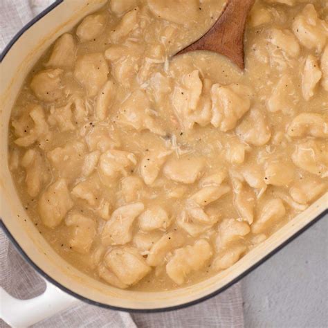 Easy Chicken and Dumplings with Canned Biscuits - Cup of Yum