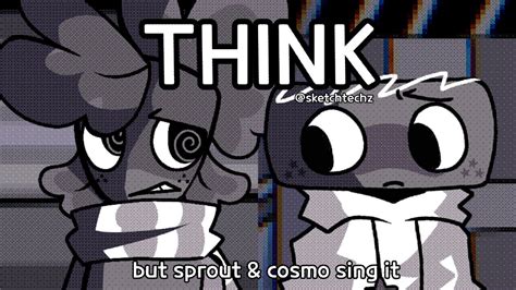 Think But Sprout & Cosmo Sing It (FNF Dandy's World Reskin) - YouTube