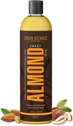 UrbanBotanics Cold Pressed - Sweet Almond Oil - For Skin & Hair Oil ...