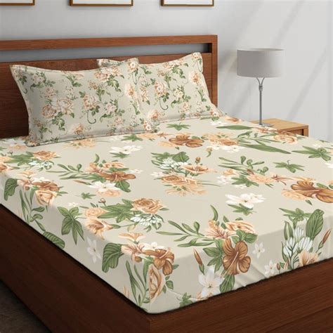 Buy LAYERS Tuscany Printed 3-Pc. Queen-Size Bed Sheet Set - 224 x 254 ...