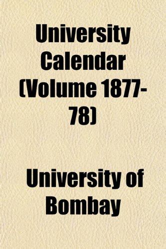 Amazon.in: Buy University Calendar (Volume 1877-78) Book Online at Low ...