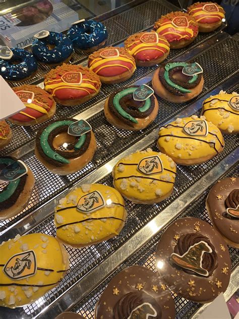 Houses of Hogwarts Doughnuts arrive at Krispy Kreme ~ ohmski's food blog