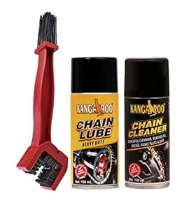 Kangaroo® Bike Chain Lubricant Spray and Chain Cleaner (150 ml Each ...
