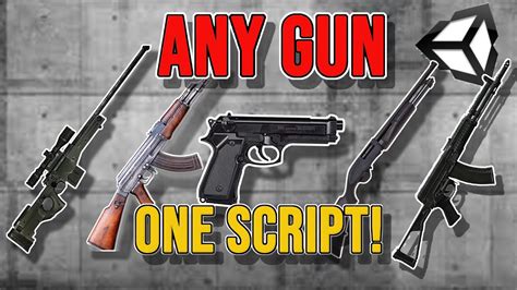Image result for How to Code Guns in Unity