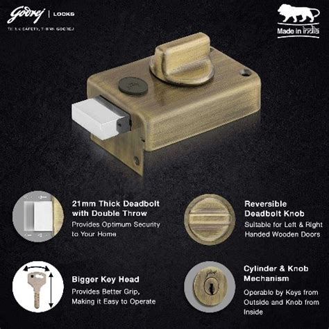 Buy Godrej Ultra XL + Rim Deadbolt online at best price