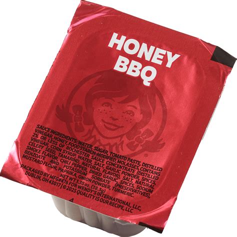 Wendy's Honey BBQ Dipping Sauce Nutrition Facts