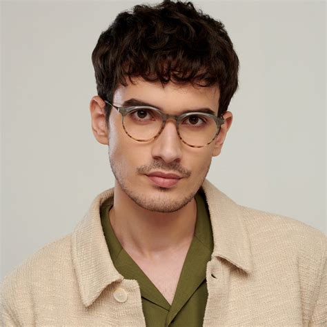 Buy Grey Brown Silver Grey Full Rim Round John Jacobs Rich Acetate JJ ...