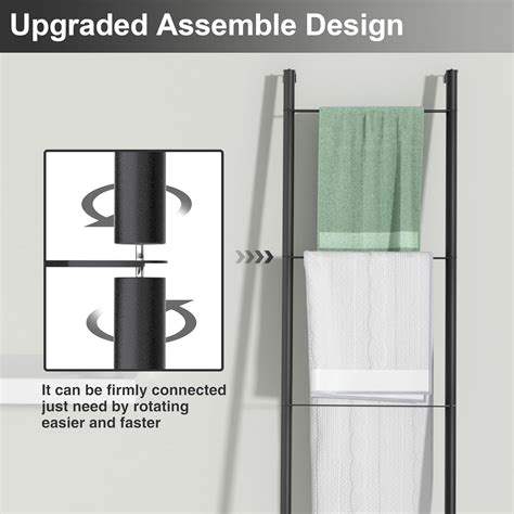 Pickpiff Black Blanket Ladder - Durable Metal Towel India | Ubuy