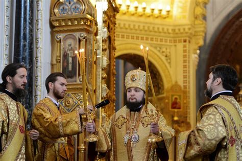Primate of the Russian Orthodox Church celebrates Divine Liturgy on the ...