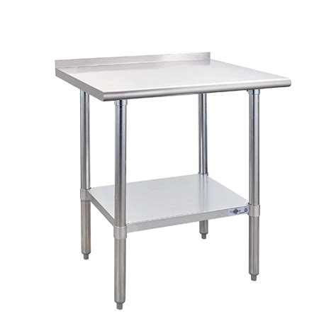 Profeeshaw Stainless Steel Prep Table NSF Commercial Work Table with ...