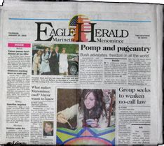 Marinette Eagle Herald. The Marinette Eagle Herald is in the Green Bay ...