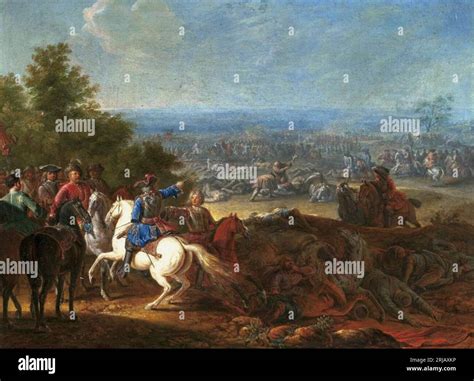 The Battle of Vienna (1683). between 1684 and 1690 by Adam Frans van der Meulen Stock Photo - Alamy