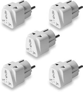MX Conversion Plug Europe Type Schuko to Universal Socket & 2 pin Pack ...
