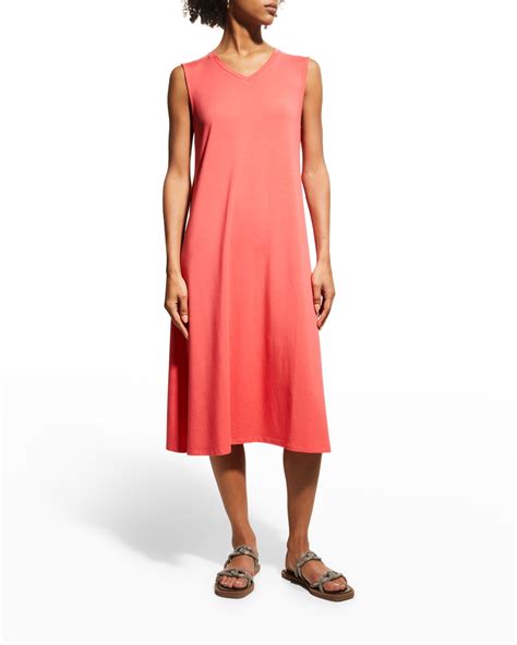Eileen Fisher Petite Jersey Dress | Neiman Marcus