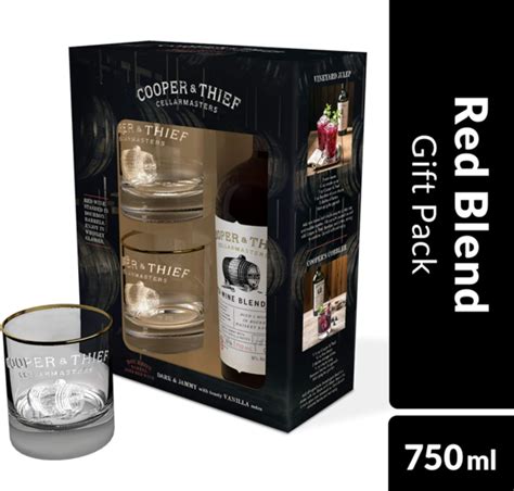 Cooper and Thief Gift Pack Red Blend w/ 2 glasses, 750 ml at Amazon's ...