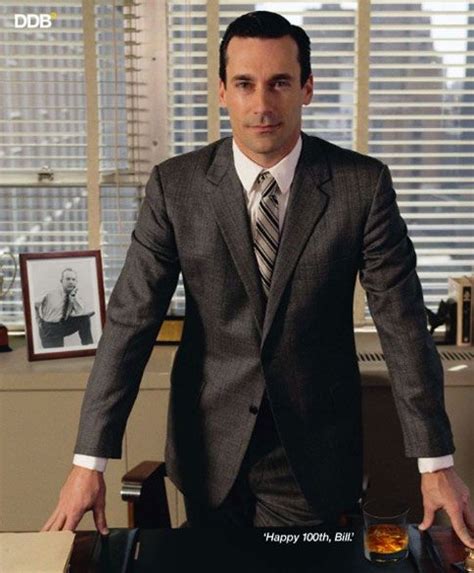 Don Draper Wishes Bill Bernbach a Happy 100th Birthday