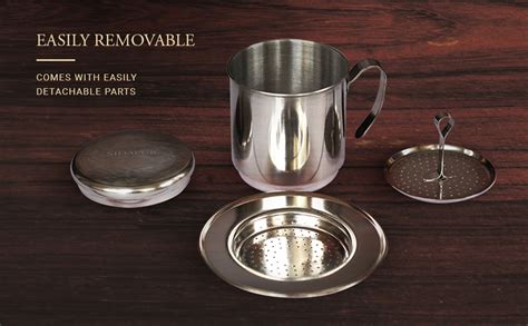 Buy Sidapur Vietnamese Coffee Filter (Phin Ca Phe) - Stainless Steel ...