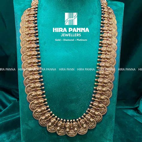 Antique Lakshmi Devi Kasula Haram – Hirapanna Jewellers