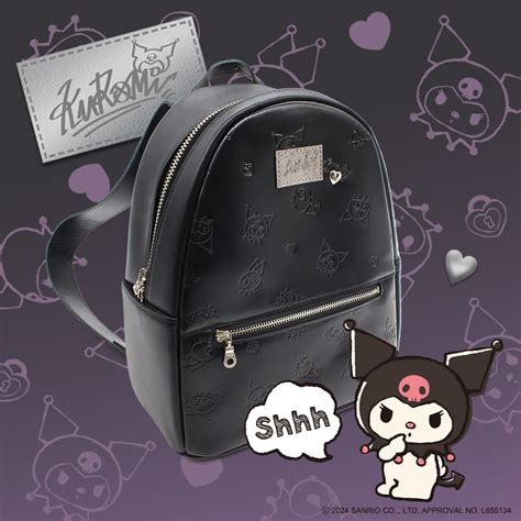 【サンリオキャラクターズ/サンリオ】KUROMI クロミ リュック 本革 [san-87134]