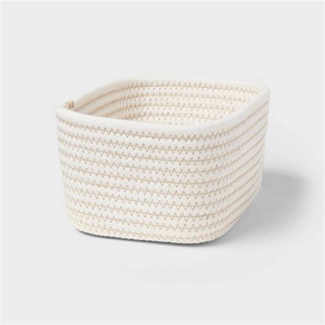 Image result for Small Rectangle Rope Baskets