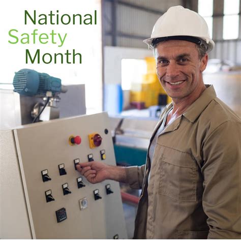 Engineer Operating Control Panel Promoting National Safety Month ...