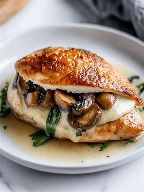Irresistible Mushroom Stuffed Chicken Breast Delight