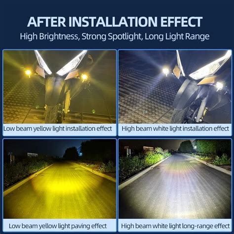 HJG ORIGINAL G15 30W Mini Drive Spotlight Yellow/White Motorcycle Mini ...