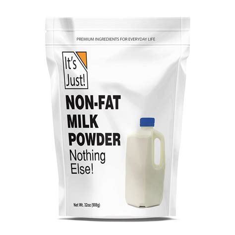 Amazon.com : It's Just - Powdered Non-Fat (Skim) Milk, Shelf Stable ...