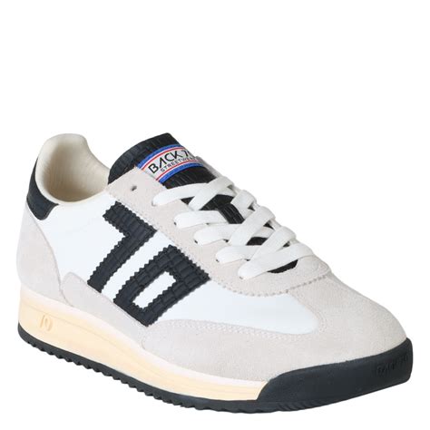 Barkley Jogger in White Black Sneakers | Women's Shoes by BACK 70 ...