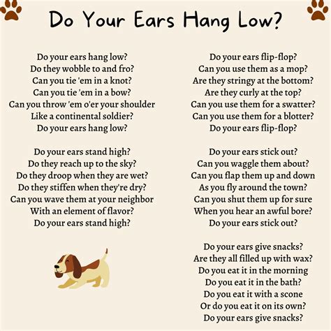 Do Your Ears Hang Low? Lyrics, Origins, and Video