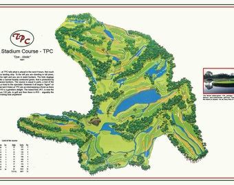 Image result for TPC Sawgrass Golf Course Map