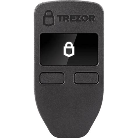 Trezor Model One Black - Bitcoin crypto wallet - Etherbit India