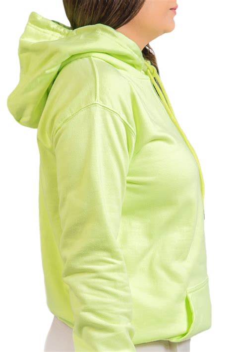 Basic Neon Green Hoodie // Women – Ewardrobe