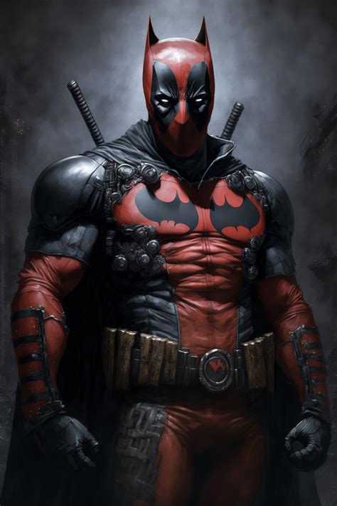 deadpool + Batman | Batman comic wallpaper, Deadpool comic, Batman artwork