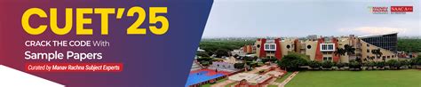 CUET Programme- Manav Rachna Vidyanatariksha - Manav Rachna Educational ...