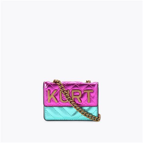 MICRO KENSINGTON KURT Metallic Kurt Micro Bag by KURT GEIGER LONDON