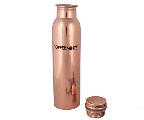 Coppermints Copper's Pure Copper Water Bottle (950 ml) : Amazon.in ...