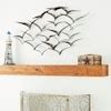 Grayson Lane 47-in W x 26-in H Metal Sleek Flying Flock Of Birds ...