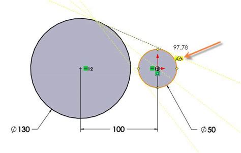 Image result for SolidWorks Tangent Symbol