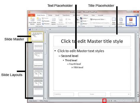 Image result for Slide Master View PowerPoint
