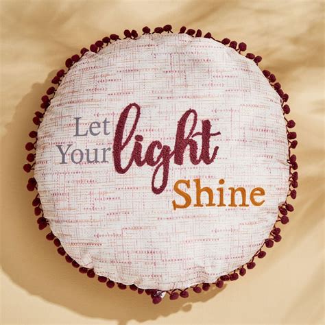 Buy Spinel Embroiderd Filled Cushion - 40x40cm from Home Centre at just ...