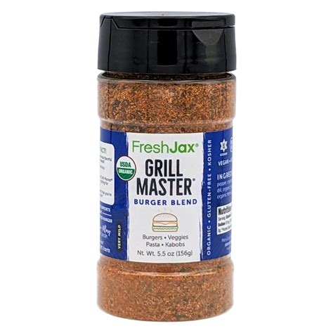 FreshJax Burger Seasoning Blend RE32 Organic Hamburger Seasoning for ...