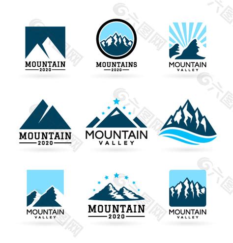 创意山峰标志设计图片设计元素素材免费下载(图片编号:5439335)-六图网
